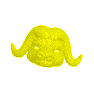 Squid Game Buffalo Mask 3d model