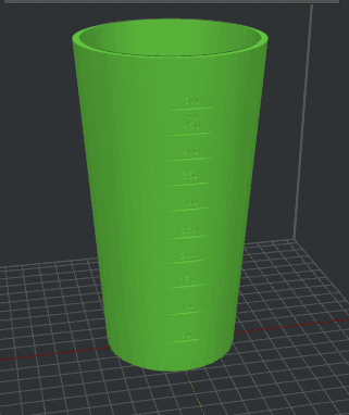  Liquid measuring cup. 3d model
