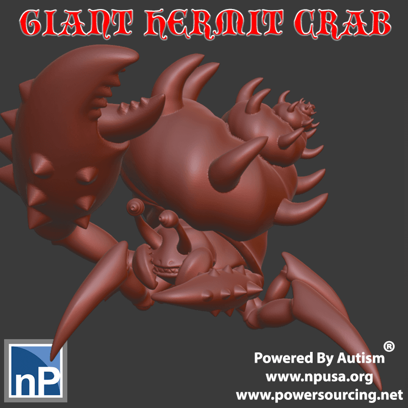 Giant Hermit Crab 3d model