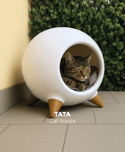 Tata, cat house. 3d model