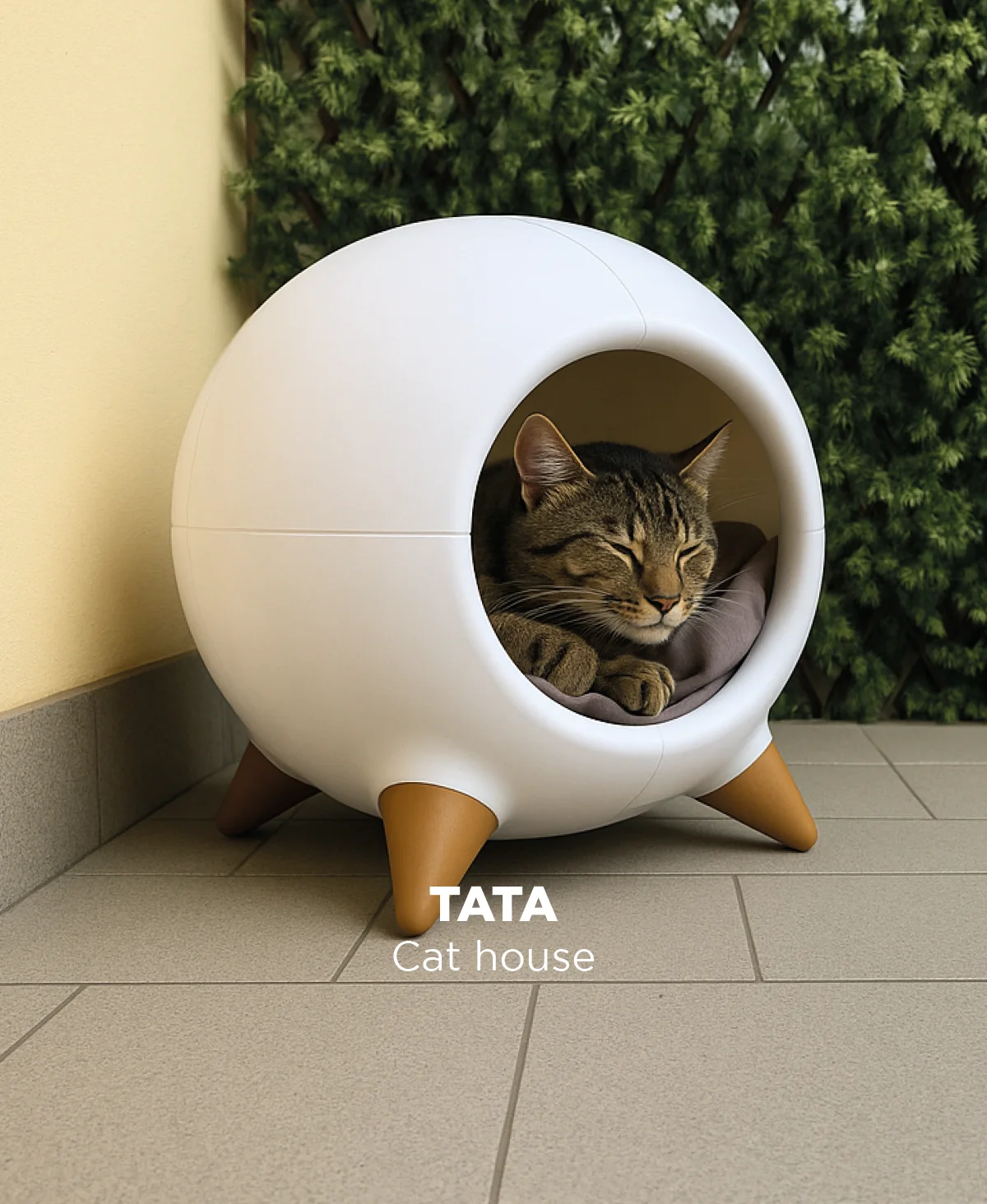 Tata, cat house. 3d model