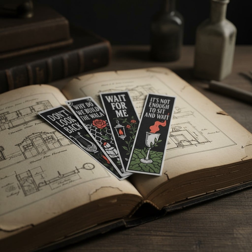 Hadestown Bookmark Set – 2‑Color Print‑in‑Place STL + Printable Bookmarks & Settings – Musical Theat 3d model