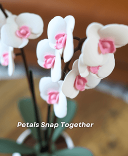 Aromatic Orchid - Oil Diffusor and Incense Holder - with Spinning Leaves 3d model