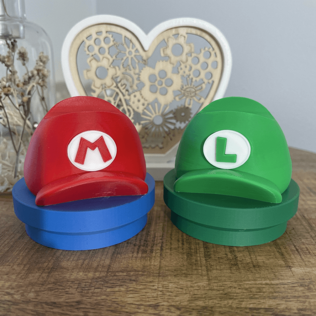 Luigi Hat Controller Holder 3d model