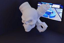 Caveira Vela E pistão.stl 3d model