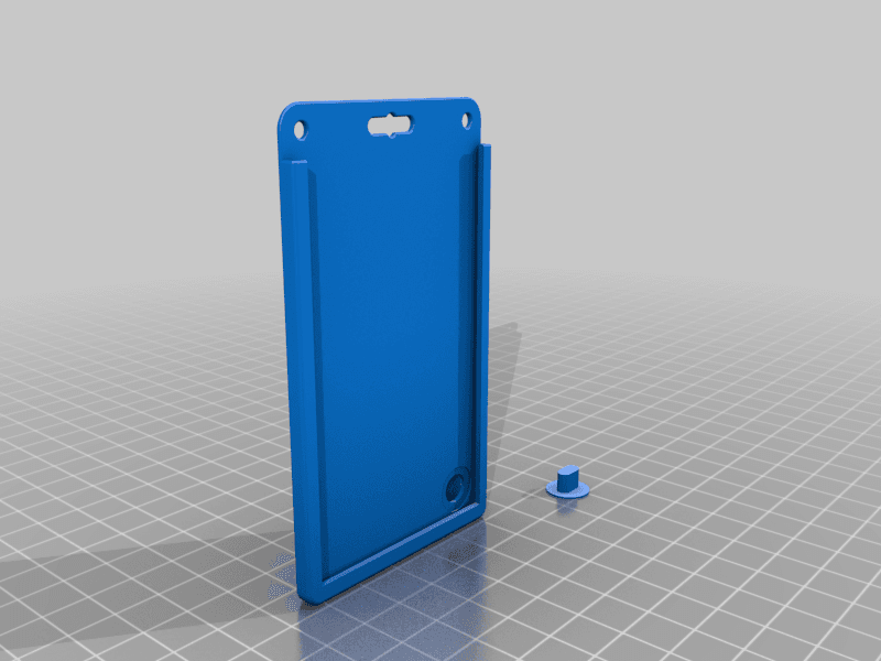 Badgecard Holder with RFID Attachment 3d model