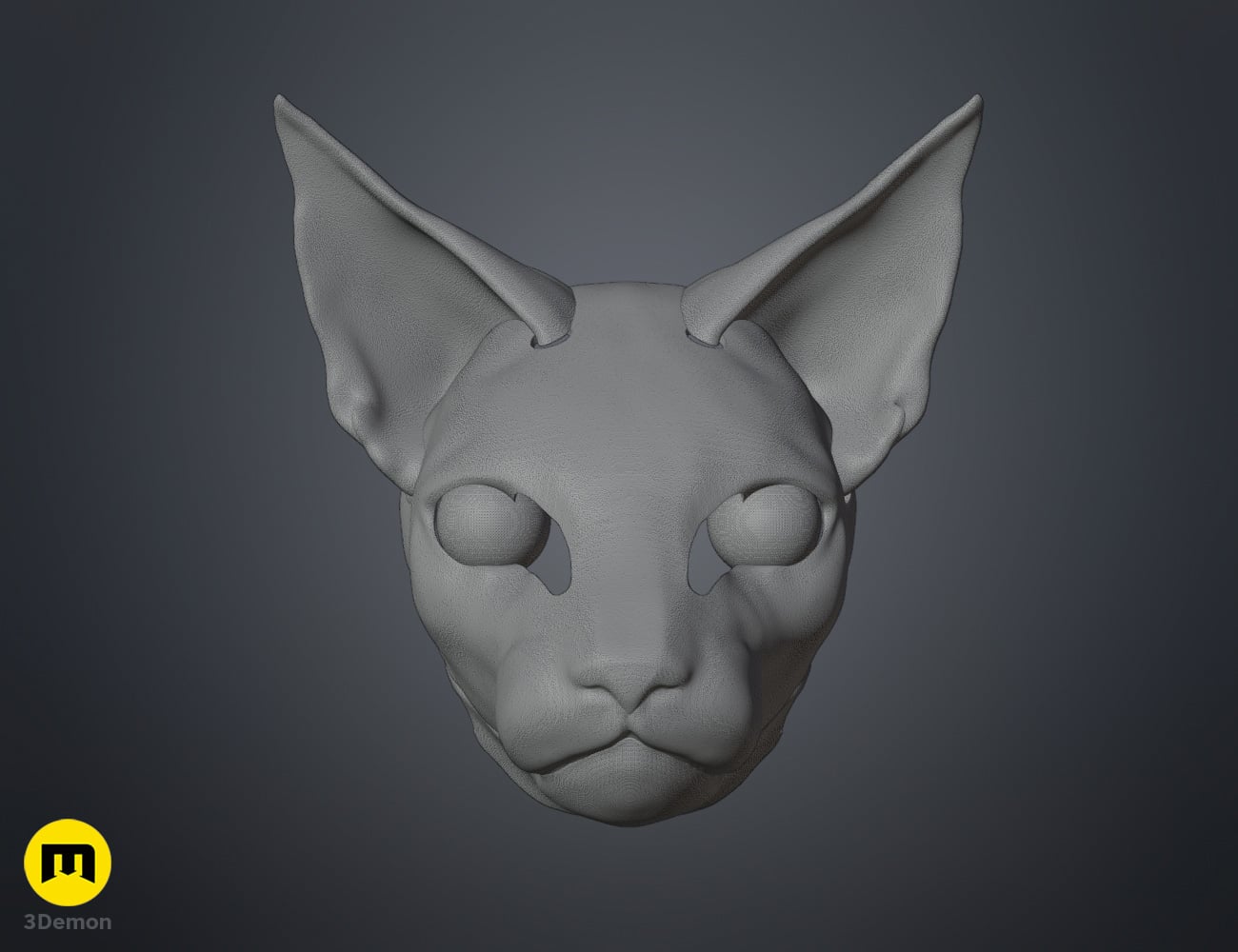 Cat head base 3d model