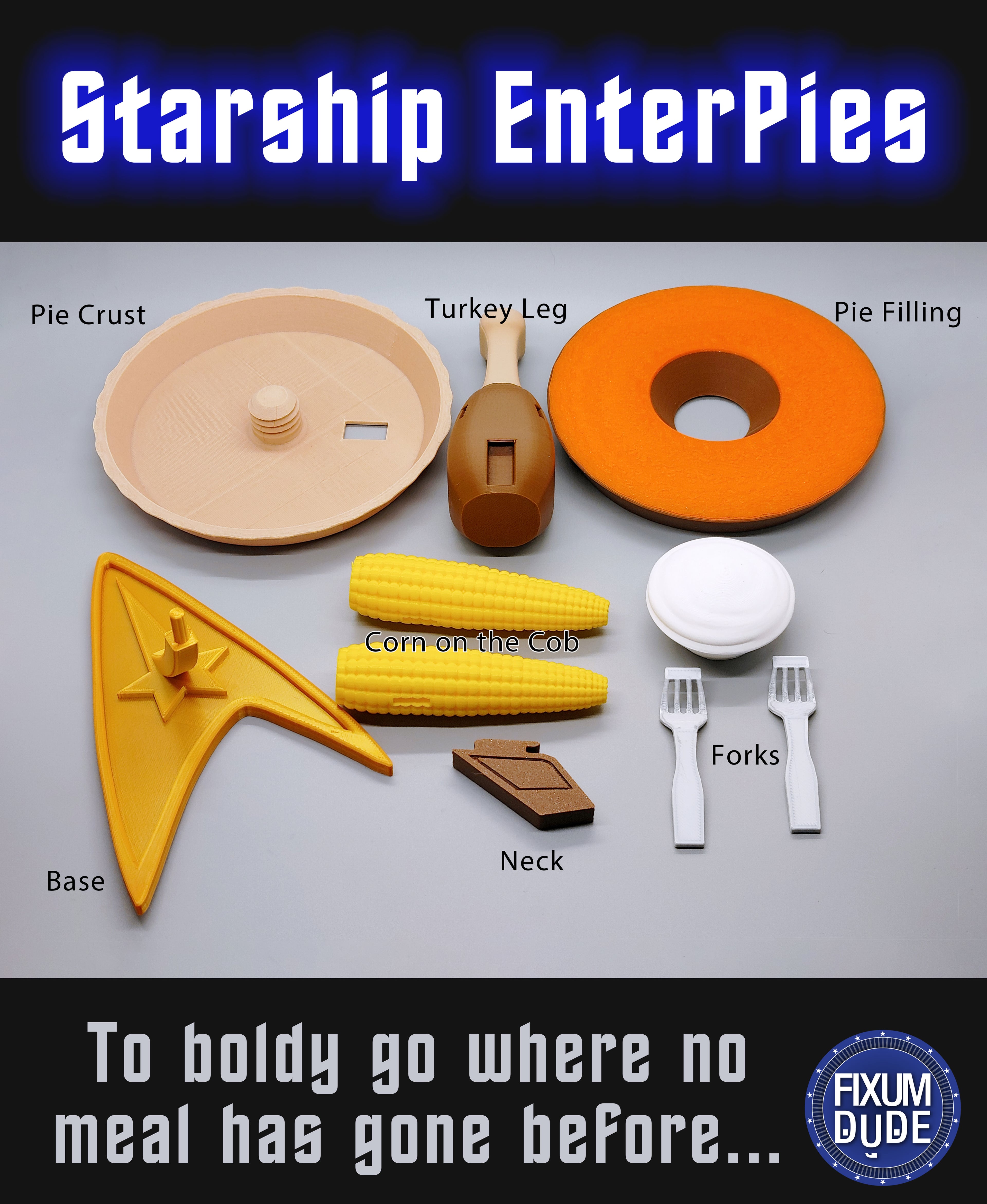 Starship EnterPies 3d model