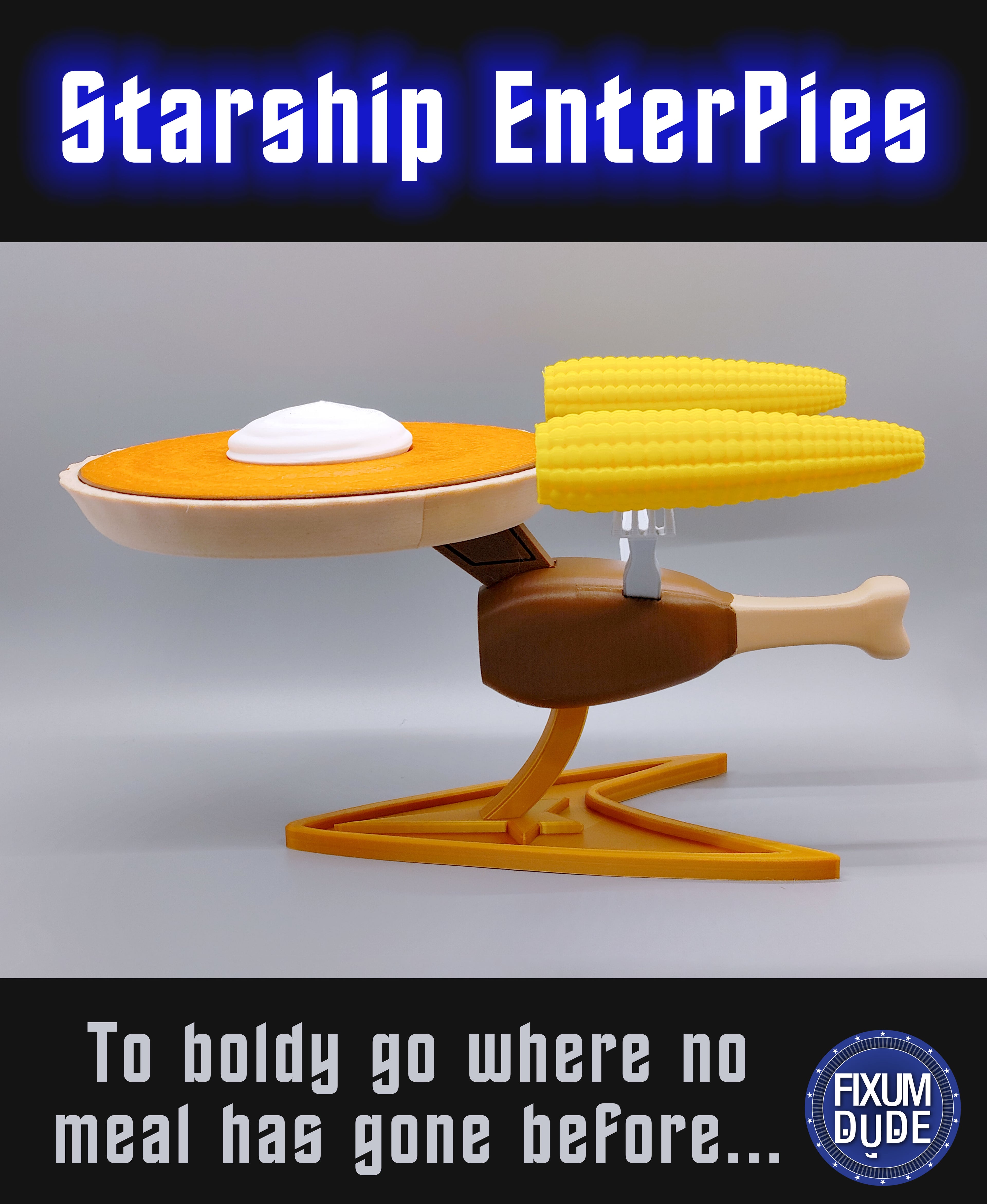 Starship EnterPies 3d model