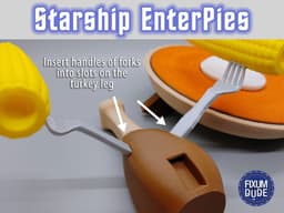 Starship EnterPies 3d model