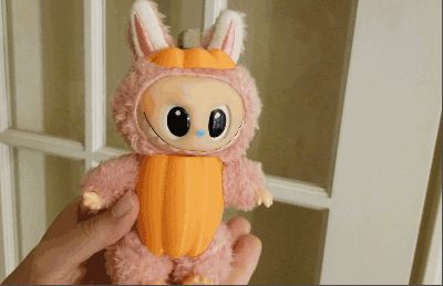Labubu Pumpkin Costume 3d model