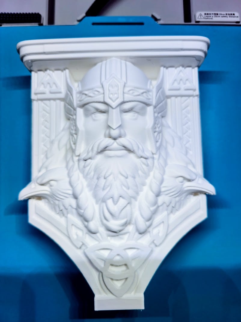 Viking Wall Shelf.3mf 3d model