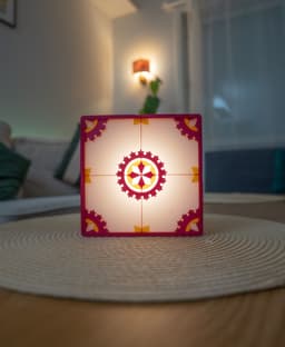 Tiles from India (Wall, Desk or Stackable Lamp) 3d model