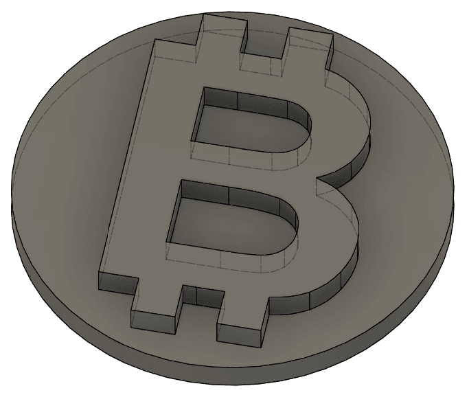 BITCOIN ₿ 3d model