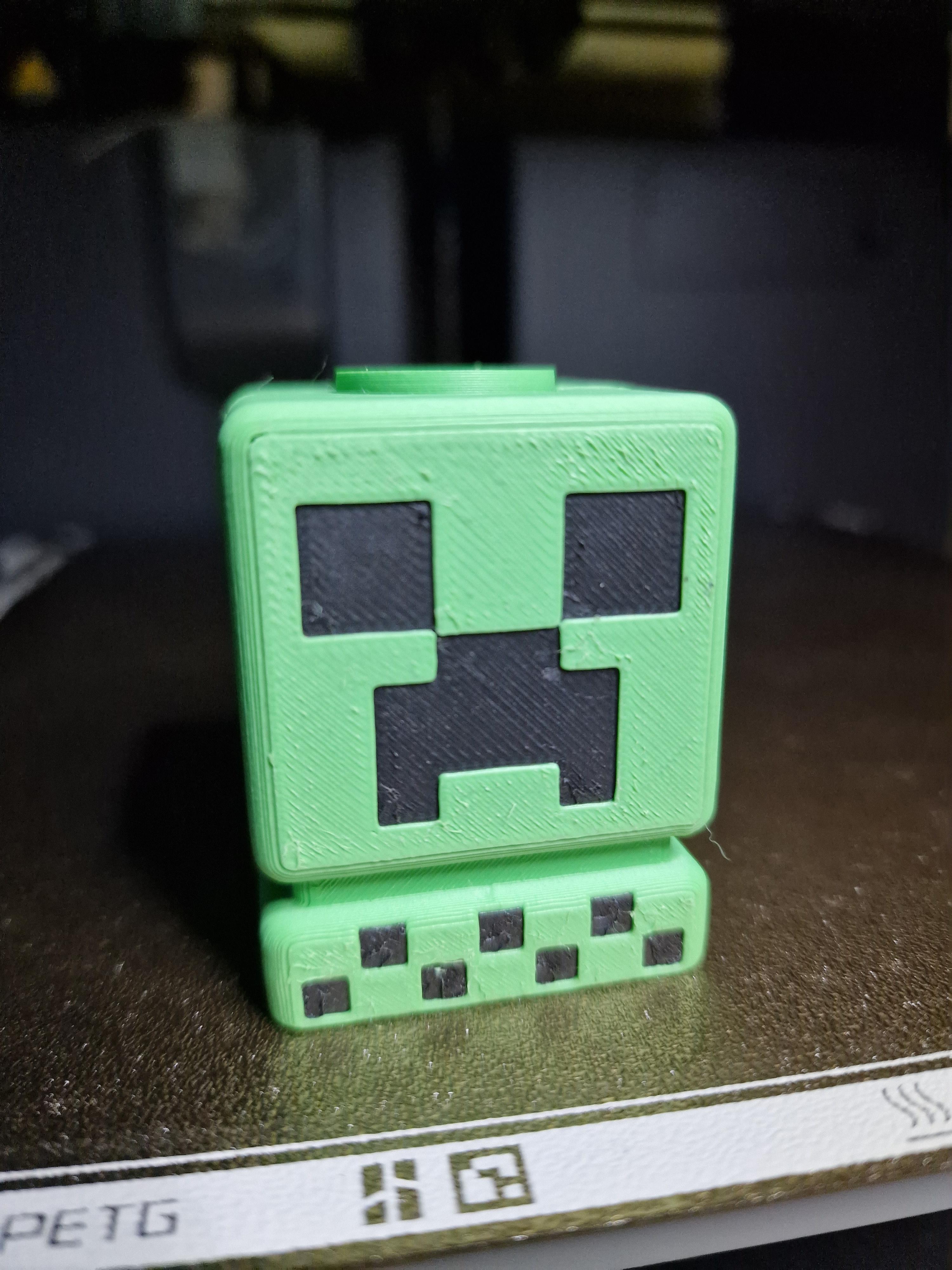 Minecraft Creeper Fidget Spinner 3d model