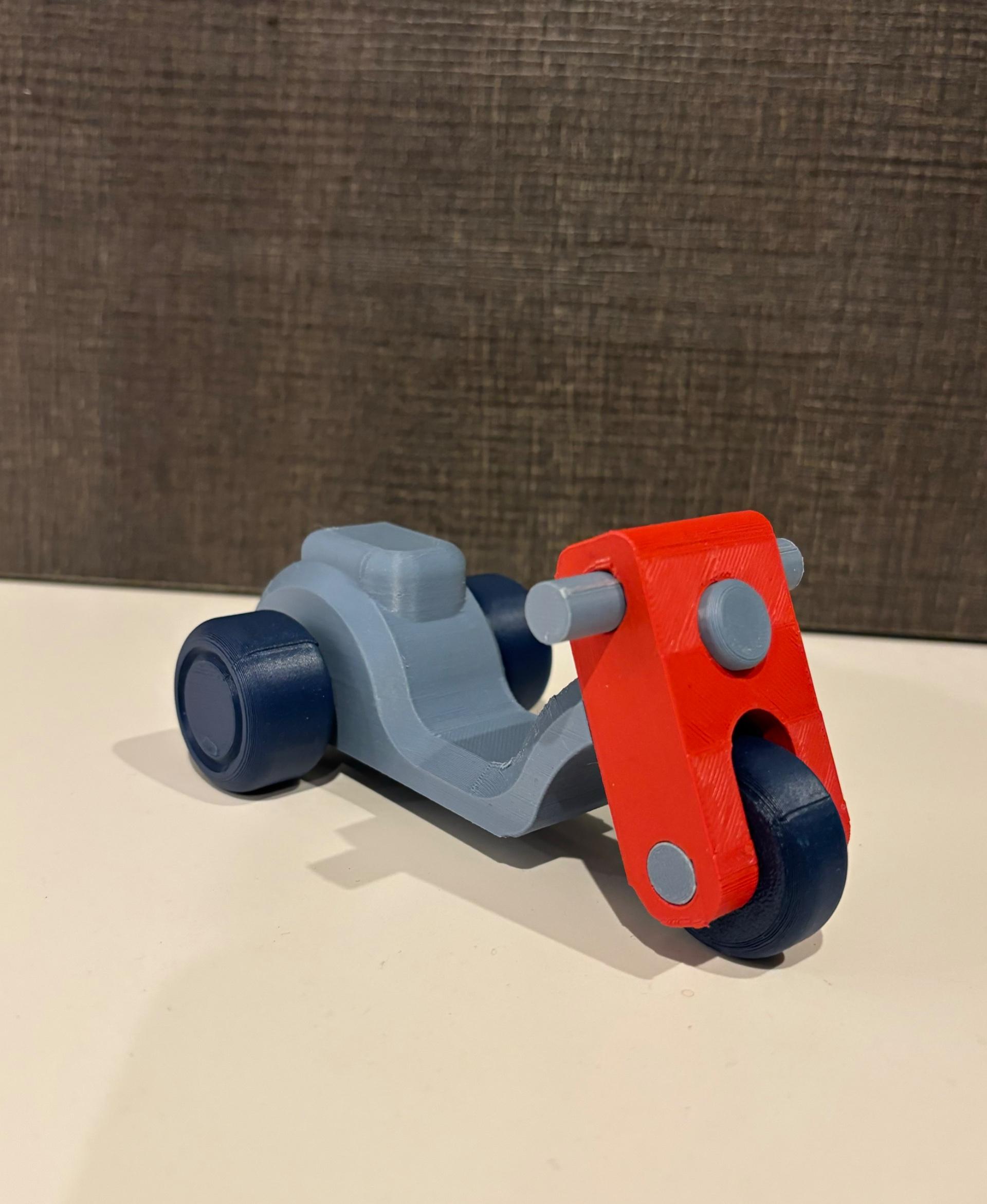 Oliver Tricycle 2.4 - Used Colors: 
Polymaker Polyterra Muted Blue
Polymaker Polyterra Army Blue
Polymaker Polyterra Army Red - 3d model