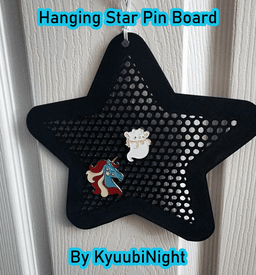 Hanging Star Pin Board 3d model