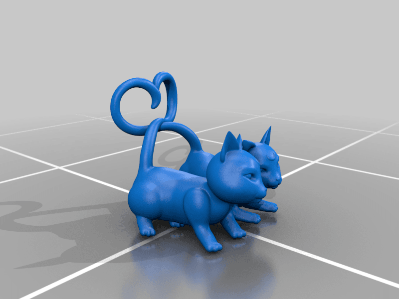 Sailor moon- Luna and Artemis 3d model