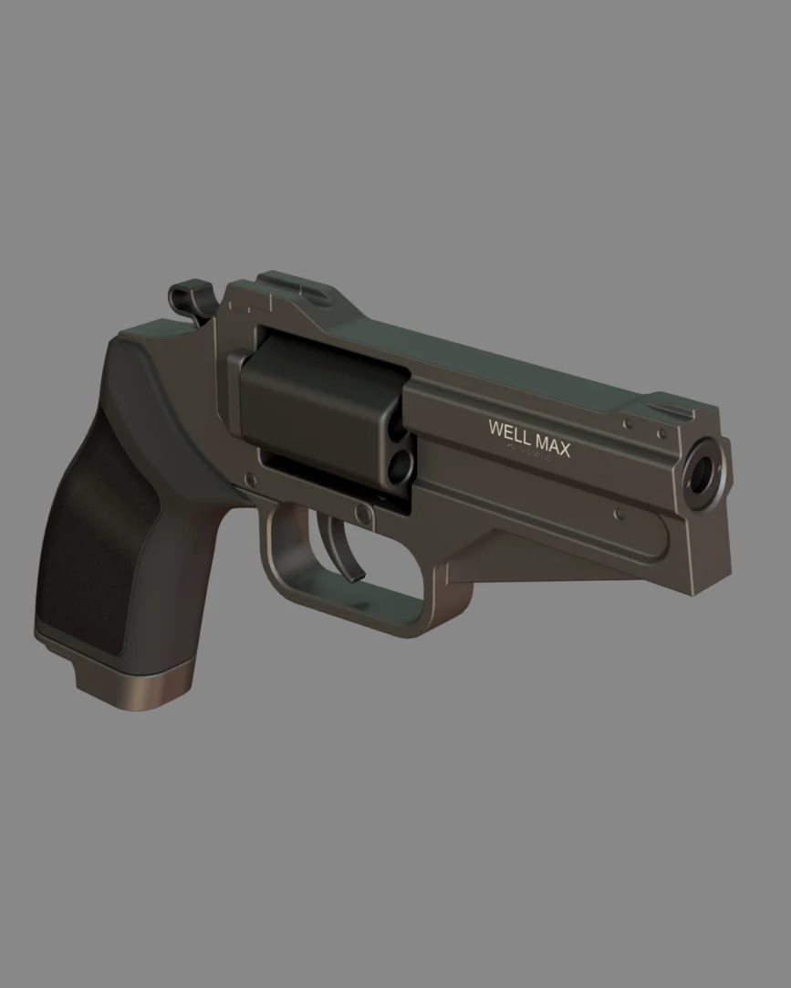 Death Stranding – Sam’s Revolver 3D Model 3d model