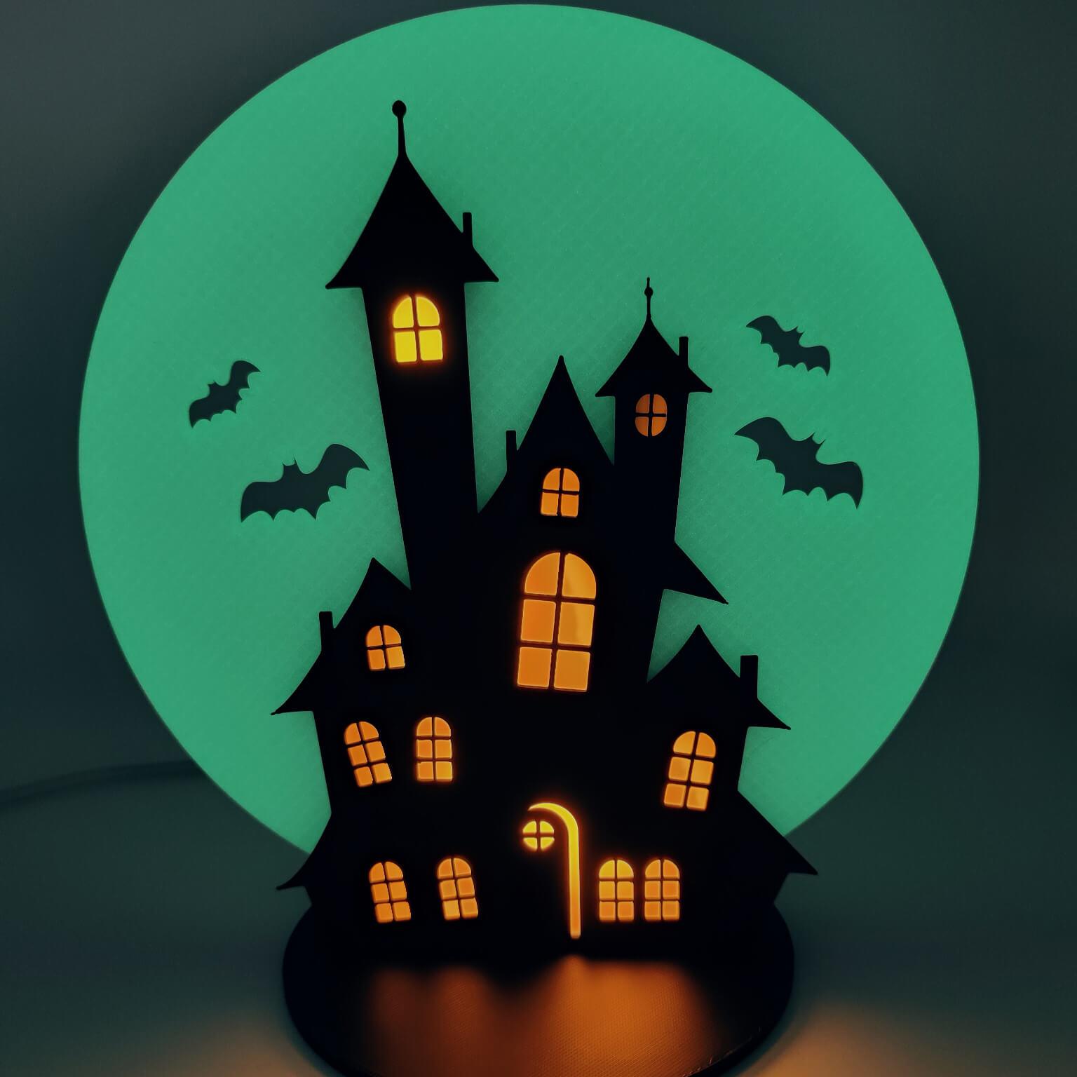 Halloween LED Castle Centerpiece 3d model