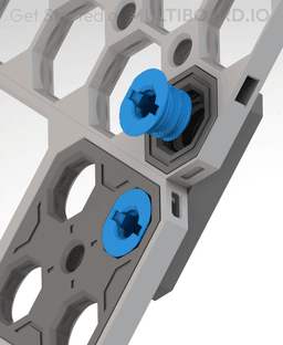 Small Thread Hole - Locking Bolt (Folded) 3d model