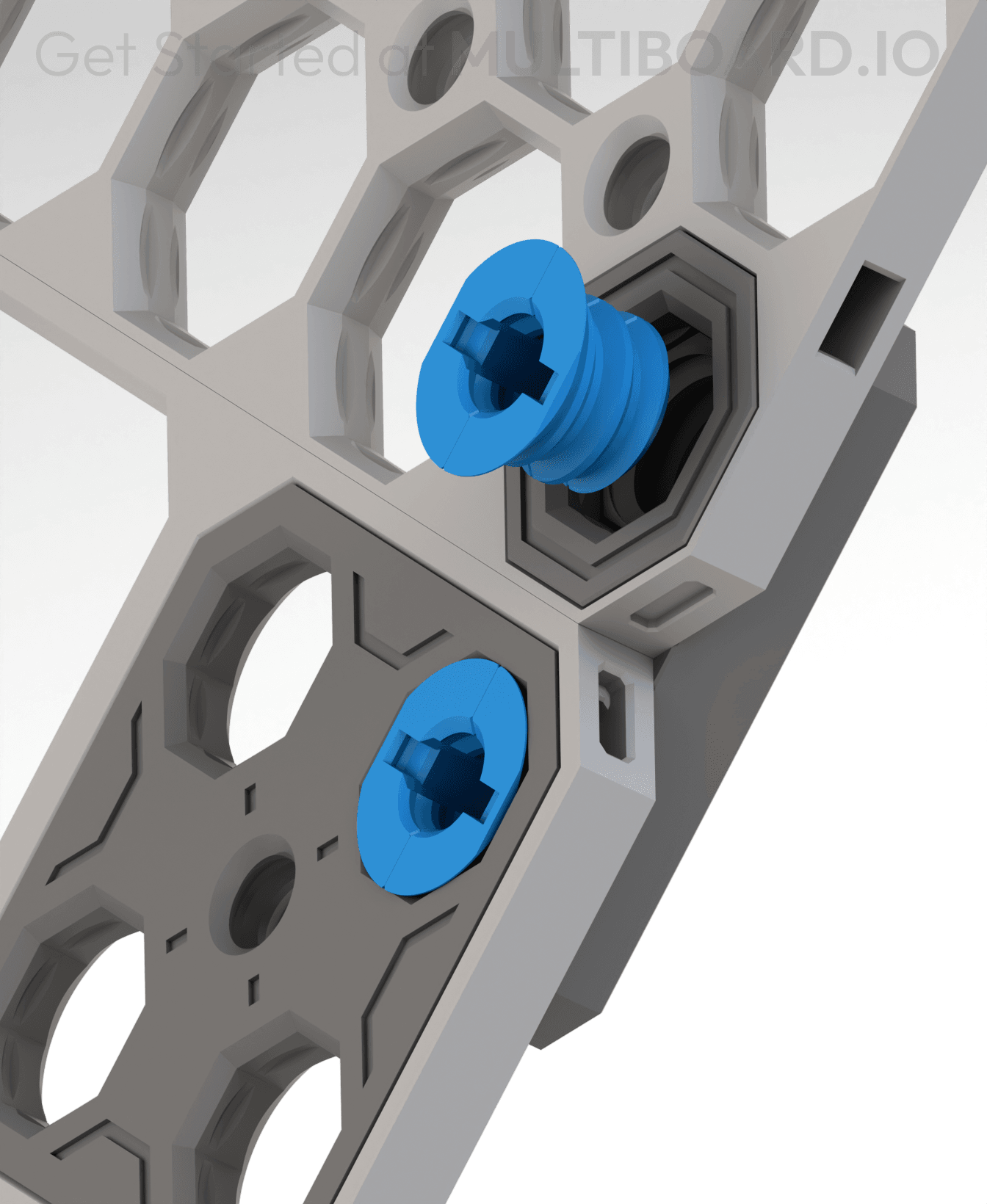 Small Thread Hole - Locking Bolt (Folded) 3d model