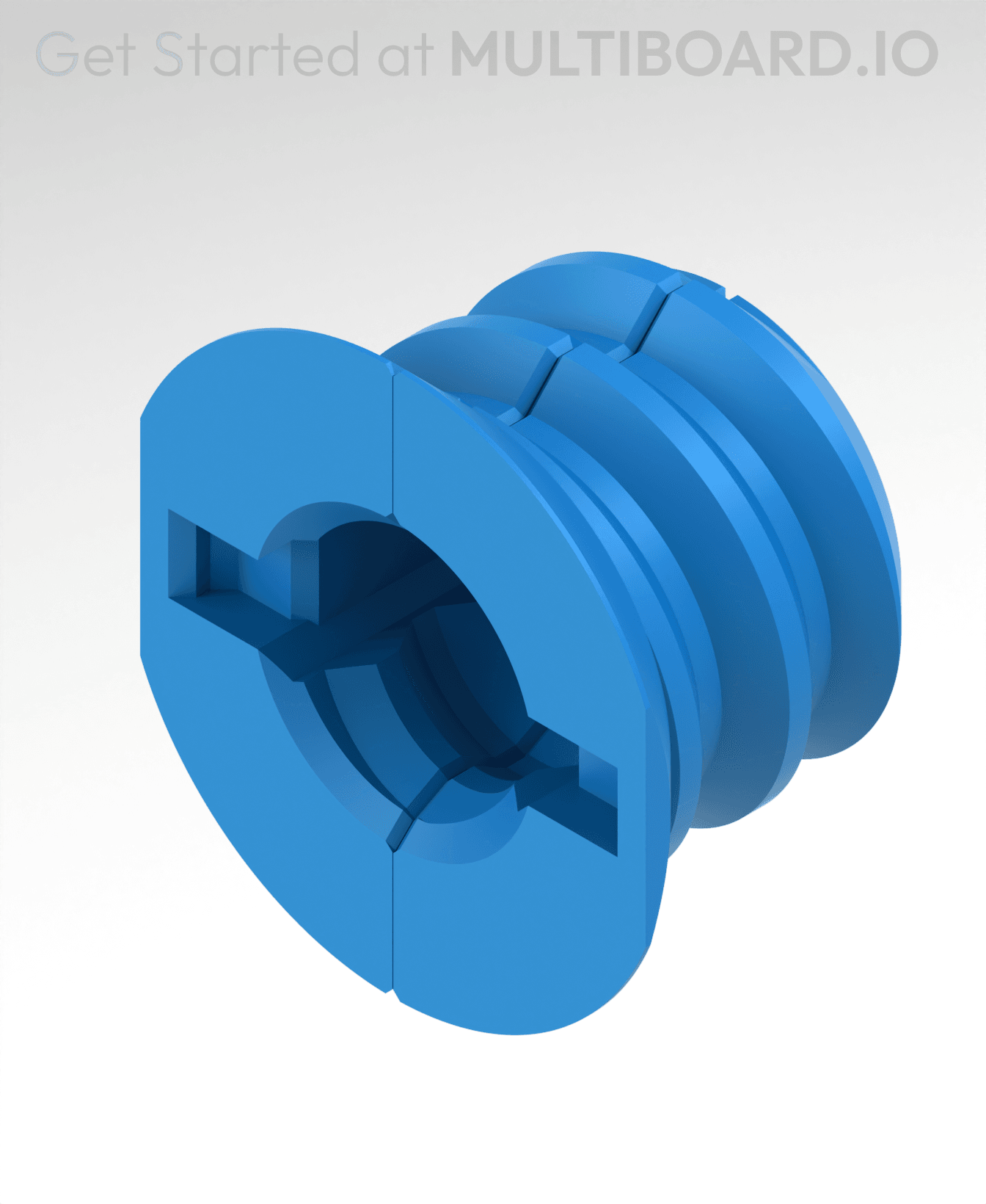 Small Thread Hole - Locking Bolt (Folded) 3d model