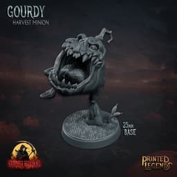 Gourdy 02 (25mm Base) 3d model