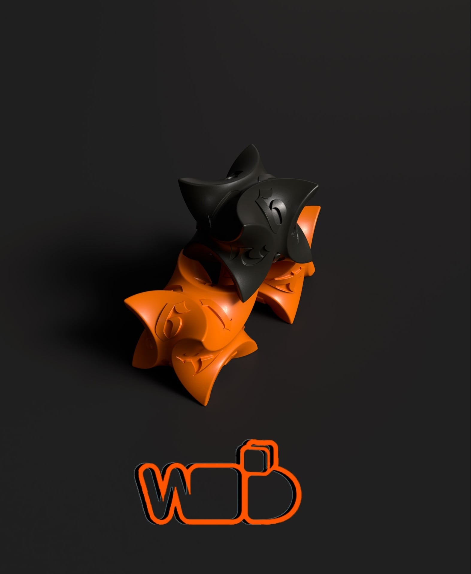 dice D&D 3d model