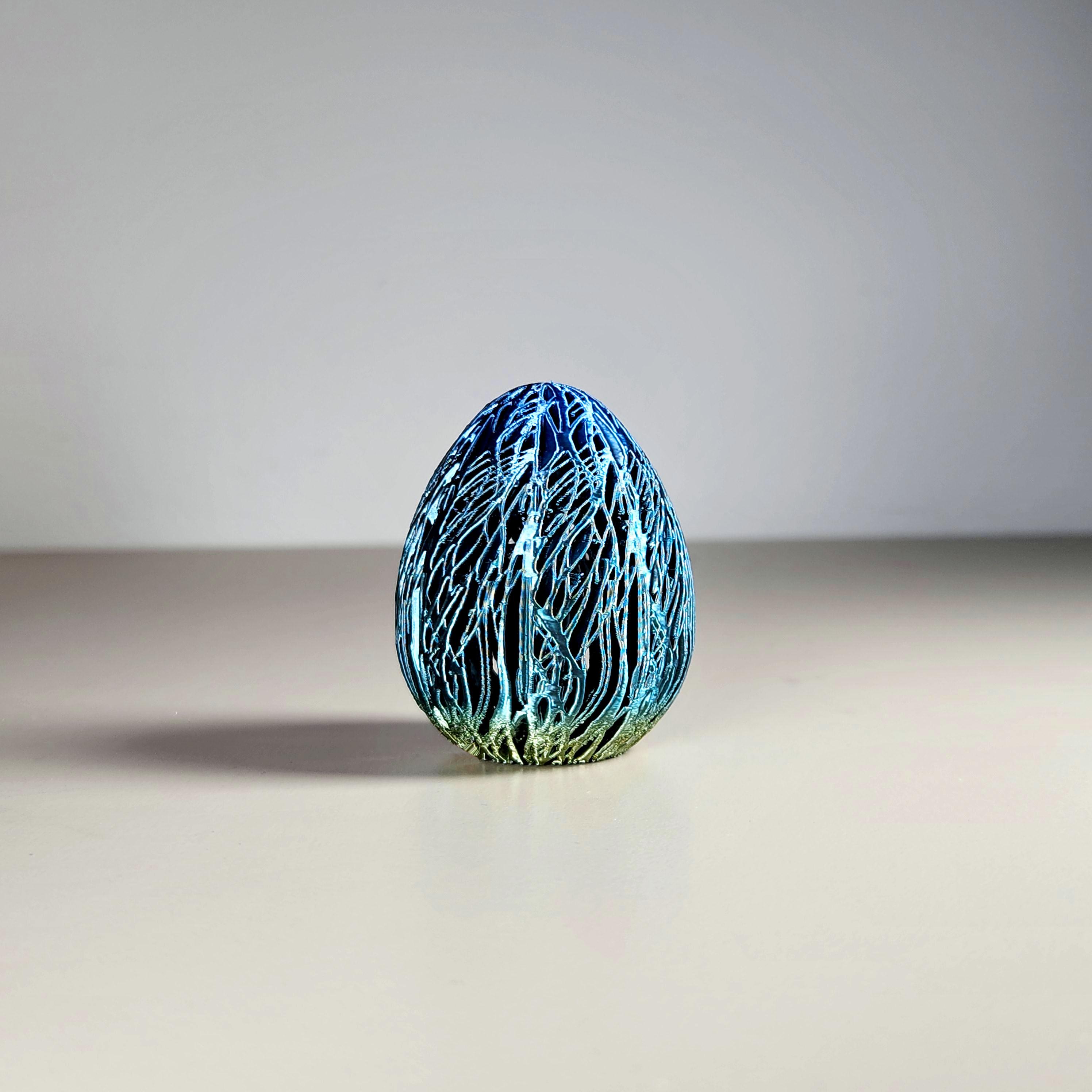 Ornamental Egg (Streaks) 3d model