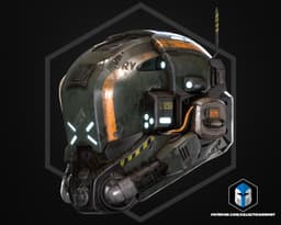 Militia Pilot Helmet 3d model