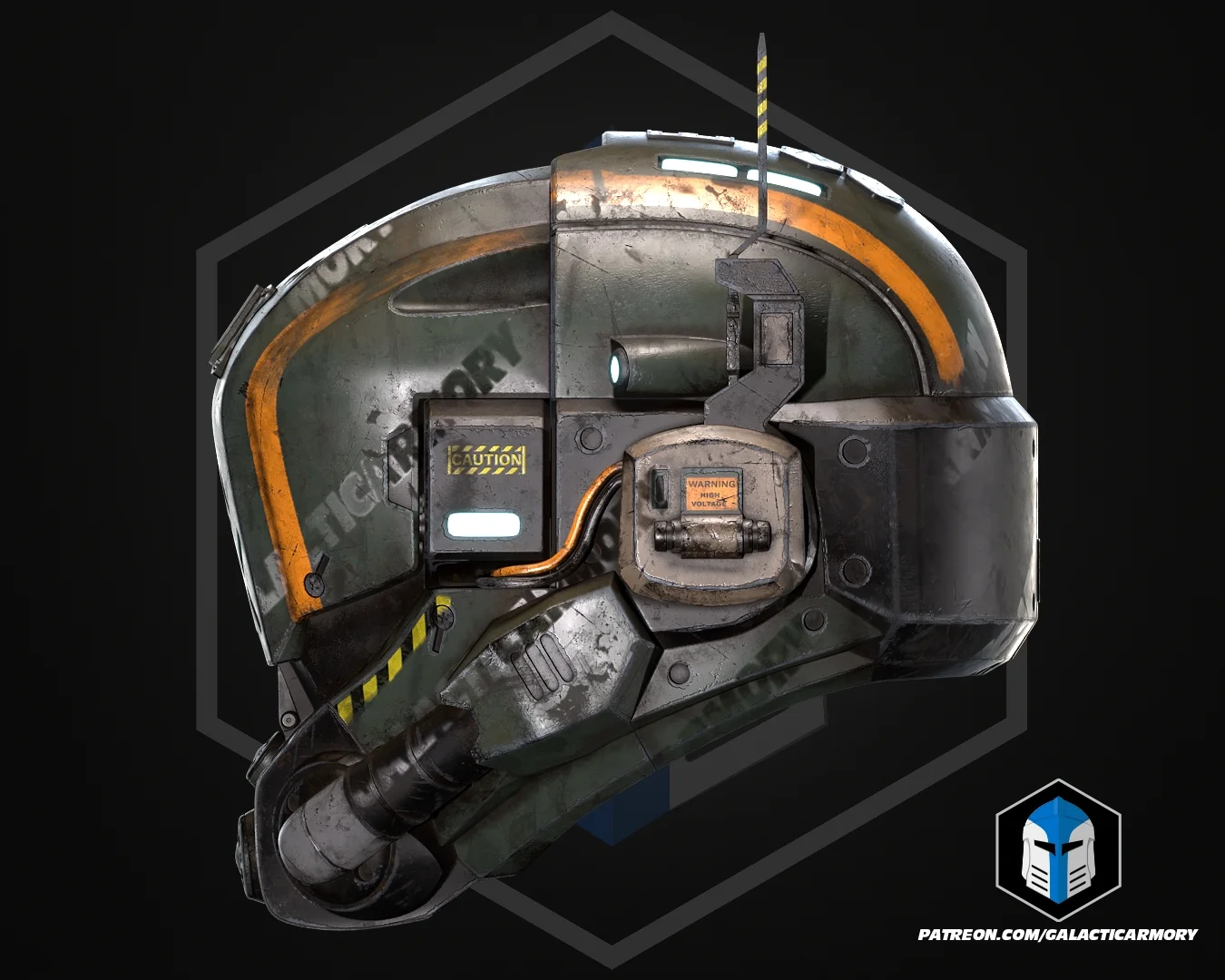 Militia Pilot Helmet 3d model