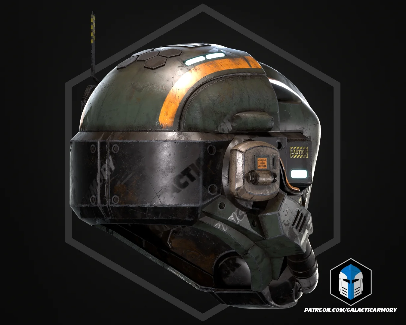 Militia Pilot Helmet 3d model