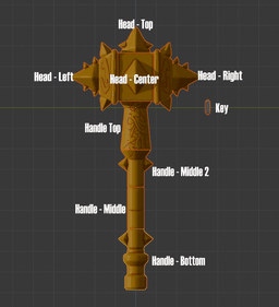 Sulfaras - Hand of Ragnaros Cosplay / Prop Hammer 3d model
