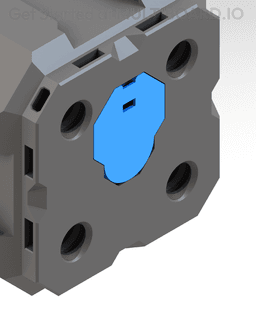 Fix Point Hole Magnet Holder 3d model