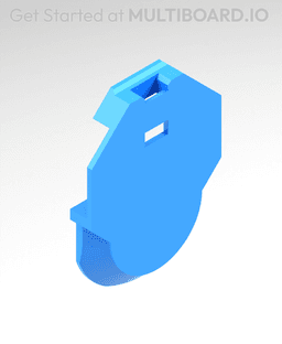 Fix Point Hole Magnet Holder 3d model