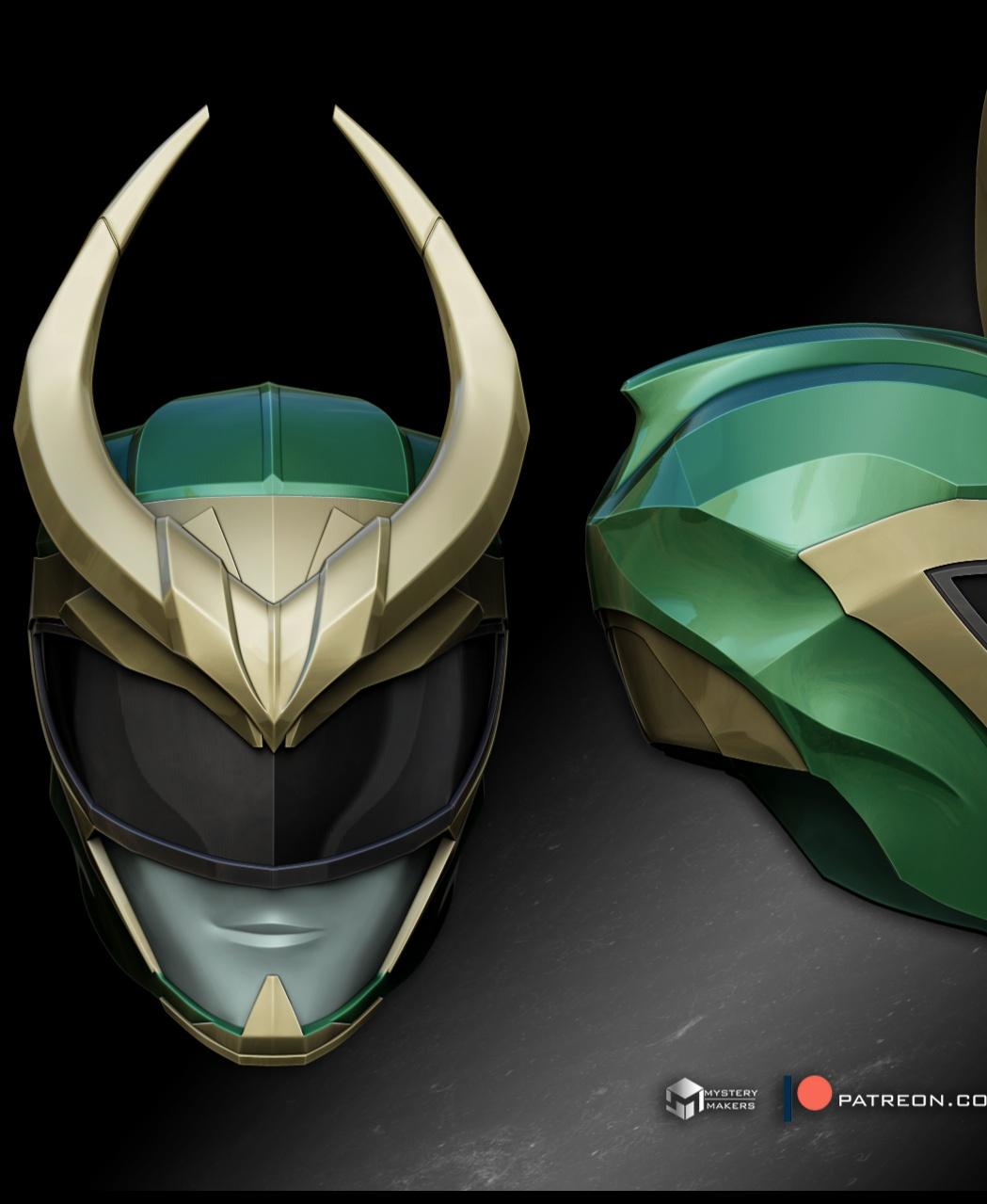 The Loki Ranger helmet 3d model