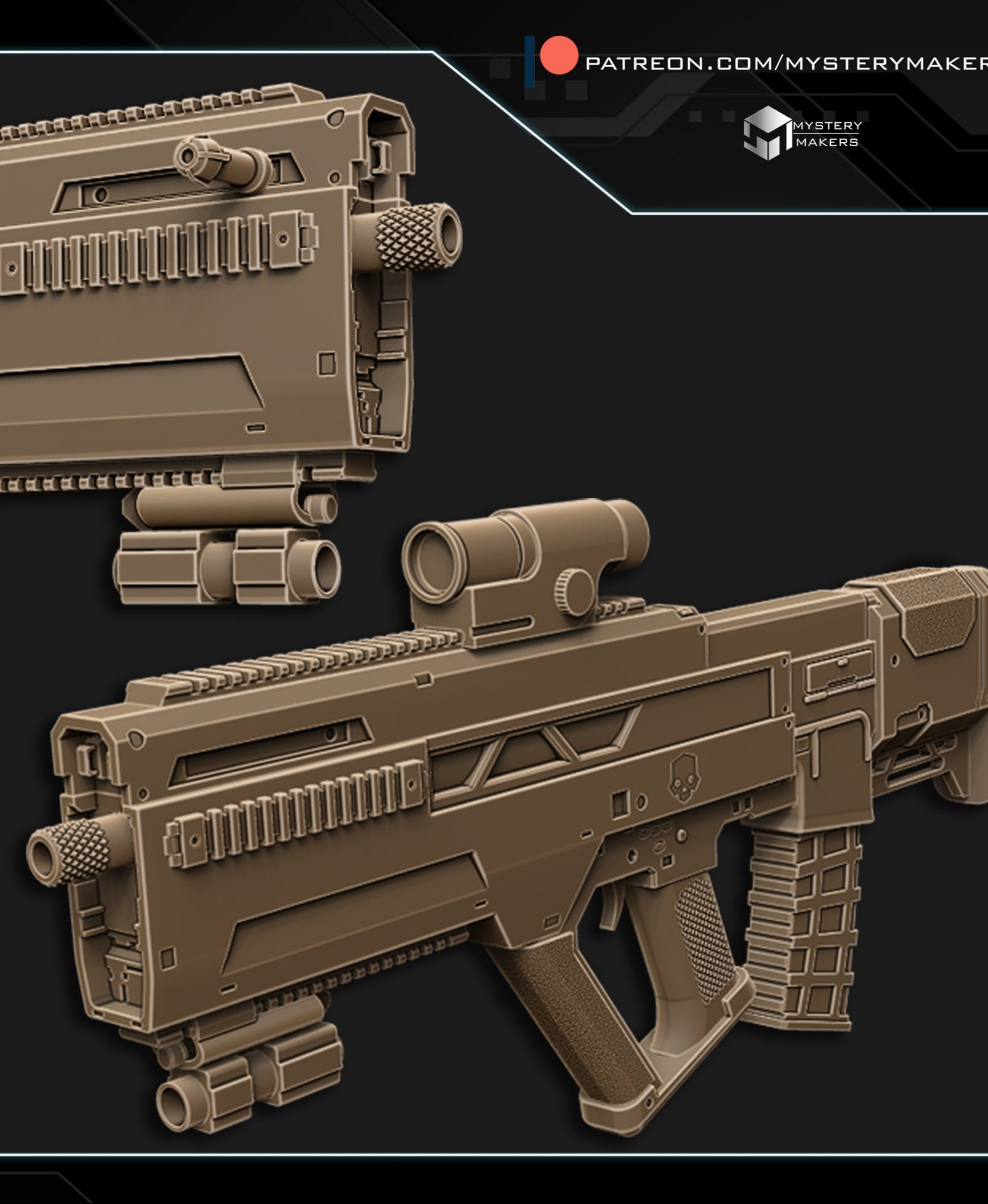 AR-23 Liberator 3d model