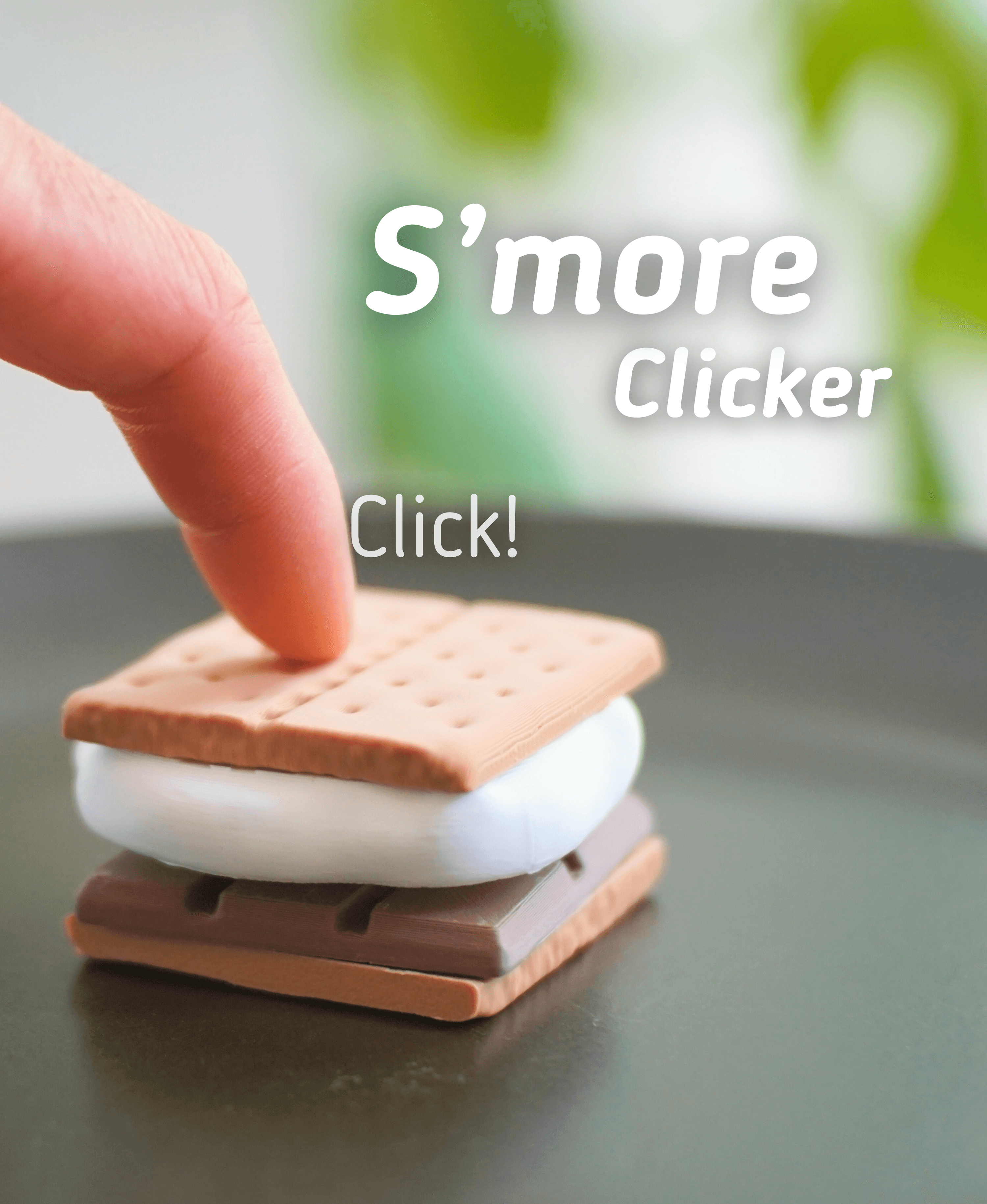 S'more Clicker - Ludo toy - Fidget toy 3d model