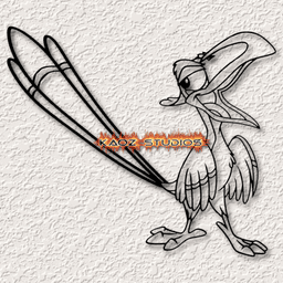 ZAZU HOMBILL TALKING.stl 3d model