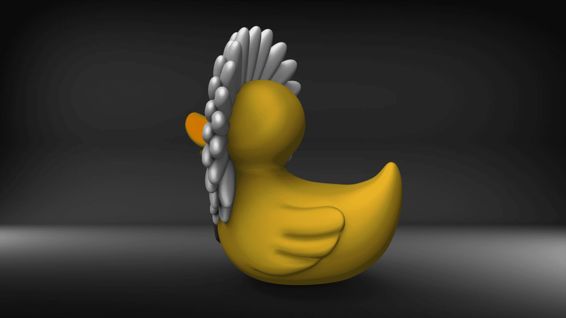 Daisy Rubber Ducky 3d model