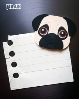 PUG KEYCHAIN SET 3d model