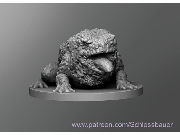 Zombie Giant Toad 3d model