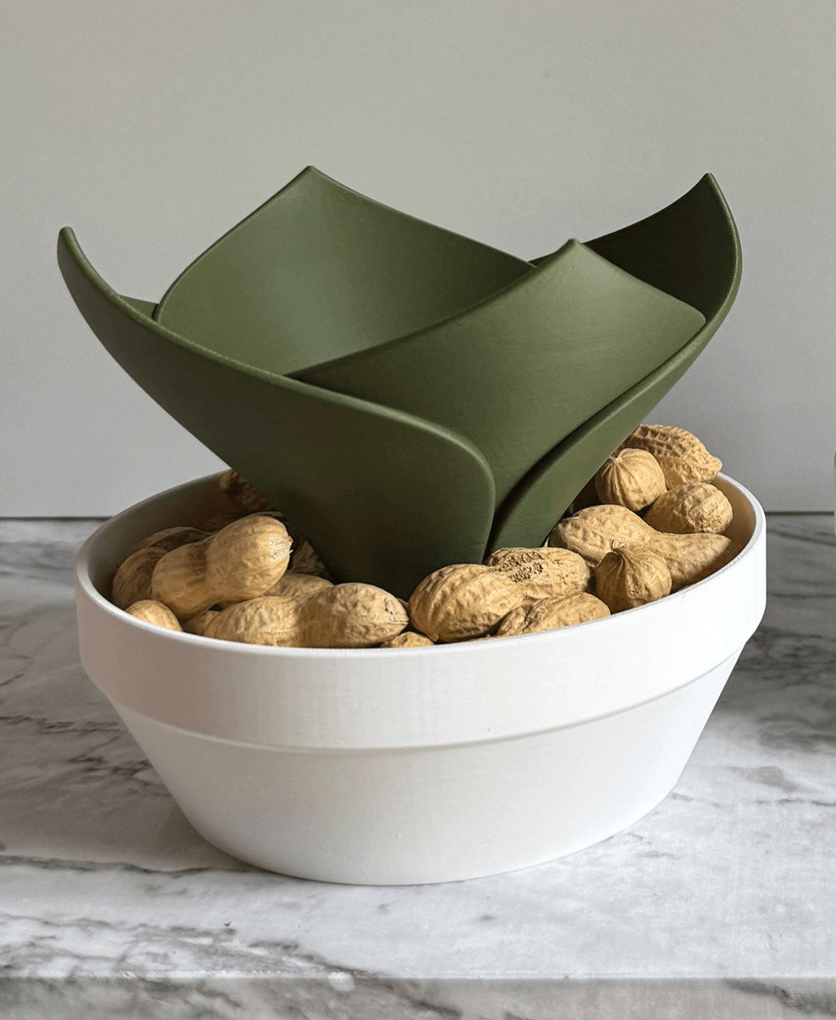Cacti bowl, snack bowl with container. 3d model