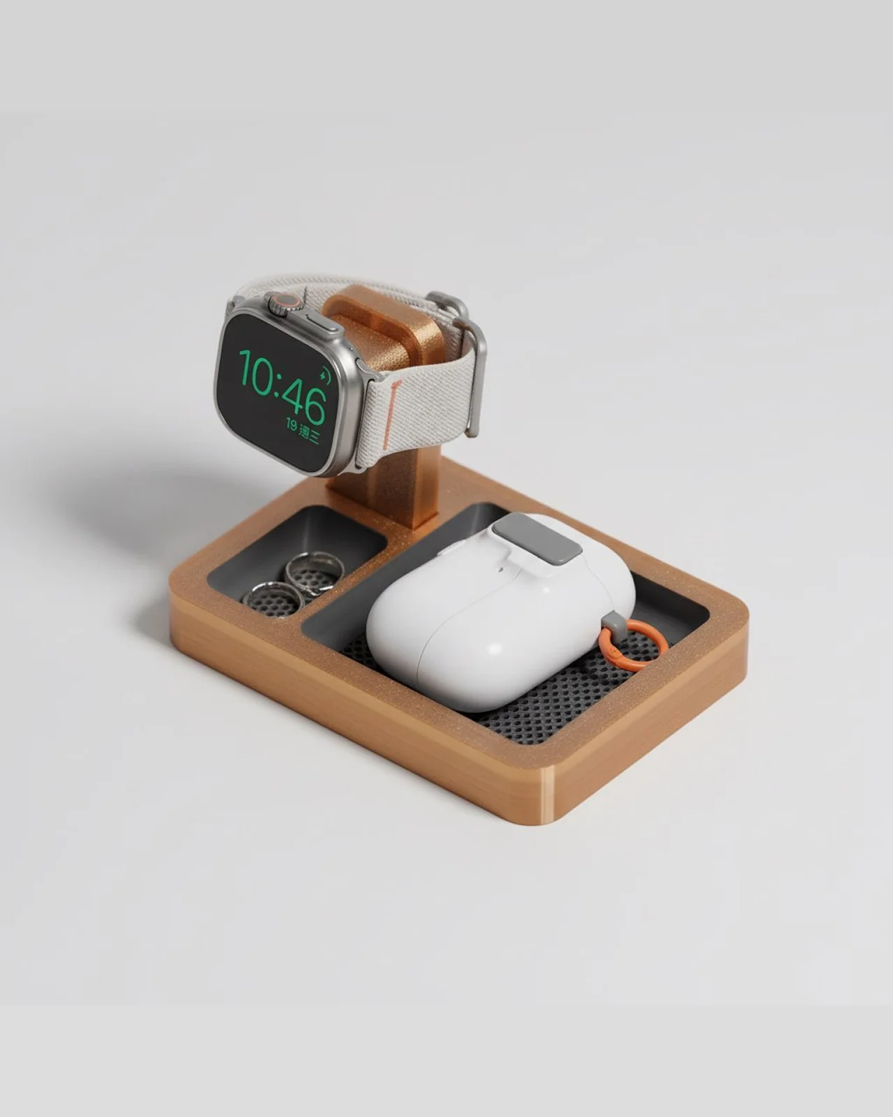 Translucent shell Apple Watch Charging Dock 3d model