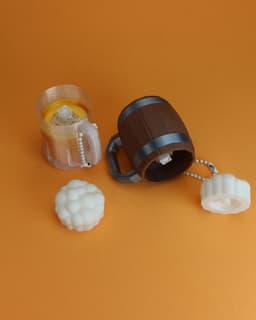 Beer Mug Fidget Clickers - keychain 3d model