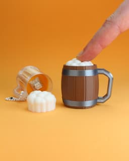 Beer Mug Fidget Clickers - keychain 3d model