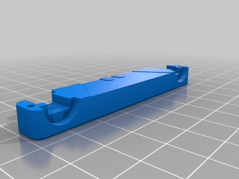 Remix of Pill cutter by MacuBO for ~1 15/16" Utility Razor Blade 3d model