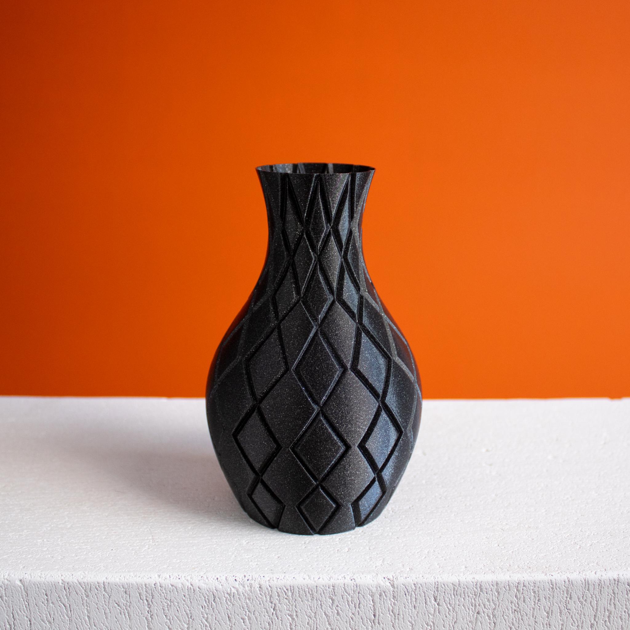 Diamond Vase, Vase Mode print, Slimprint 3d model