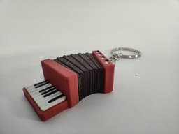 Accordion keychain 3d model